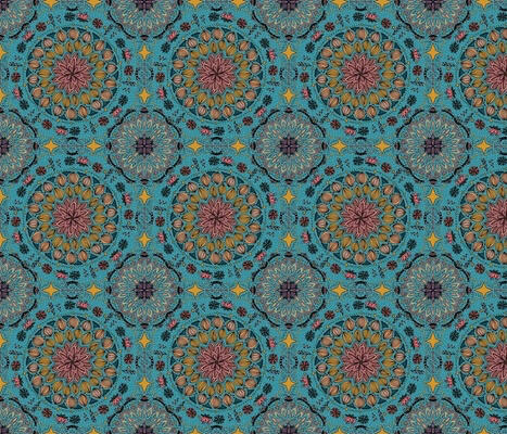 Mandala fabric